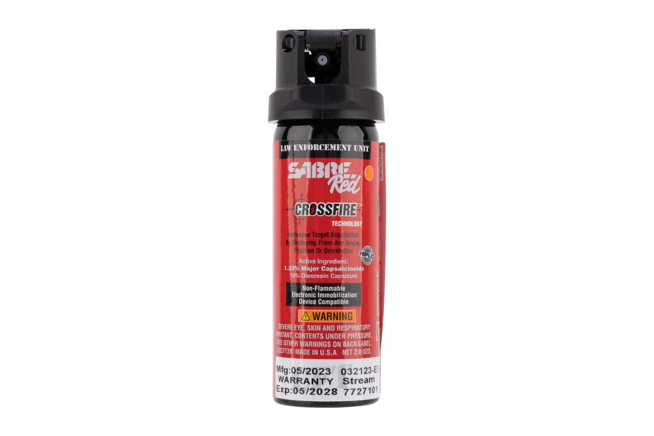 SABRE Red 1.33% MC 2.0oz Crossfire Stream MK-3.5 - ASTM E3215-19 Certified